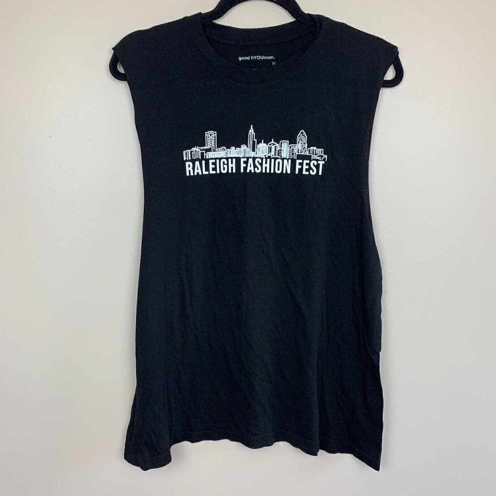 Good hYOUman Raleigh Fashion Fest Muscle T-shirt